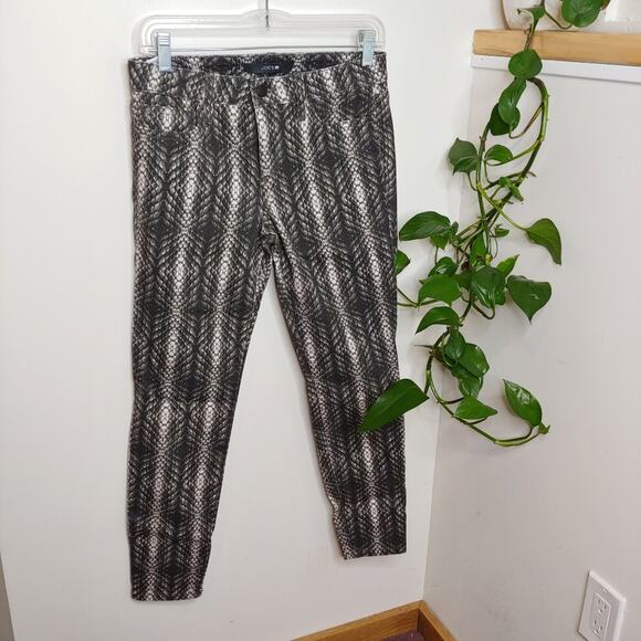 Joe's Jeans Snake Print Skinny Ankle Jeans, 28 - Picture 3 of 9